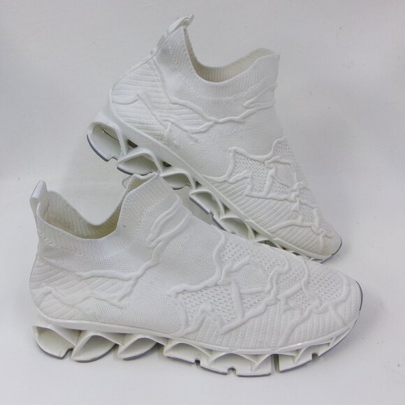 Men's White Blade Slip On Running Shoes Size 10.5 - Picture 1 of 6